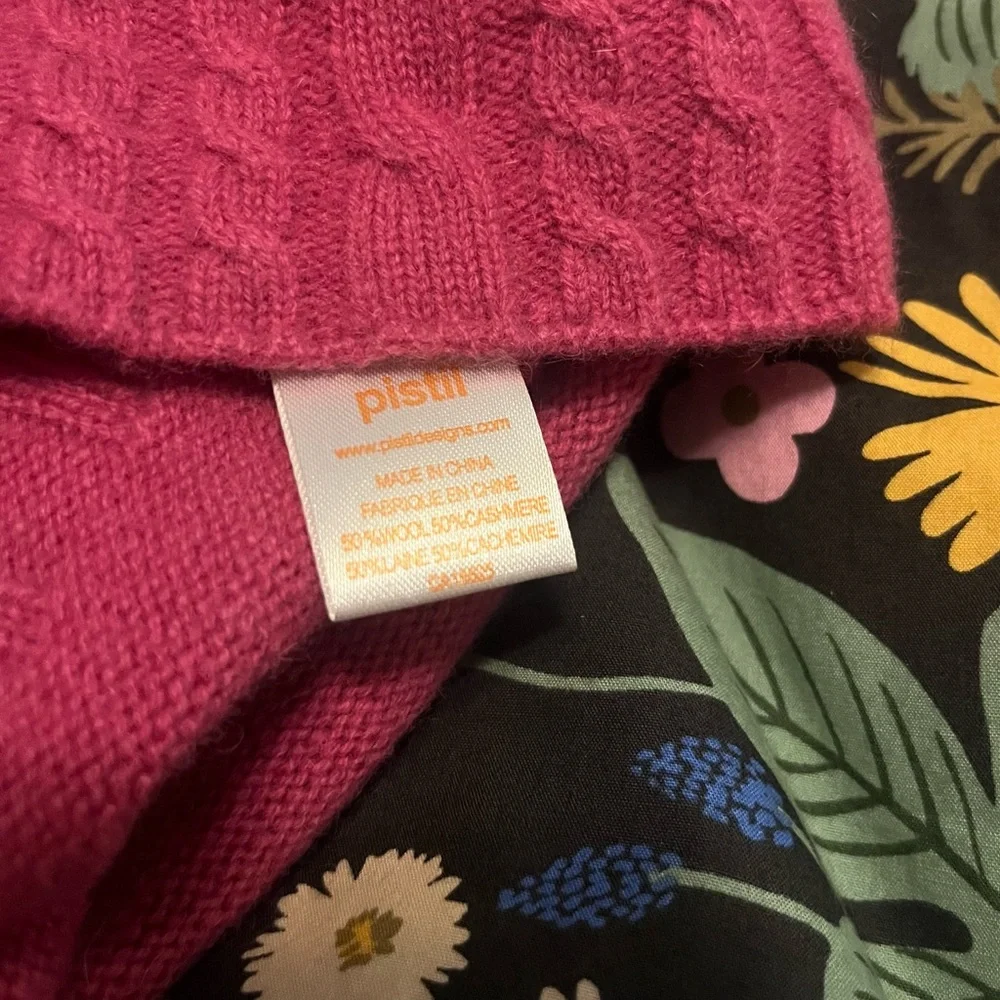 Pistil Wool Cashmere Winter Hat Beanie Pink - Picture 4 of 4